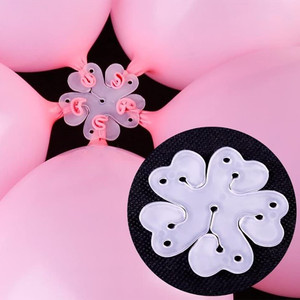 Oferta: 100 Clips para Globos con Forma de Flor, para Decoración de Bodas y Fiestas de Cumpleaños - Product Image 3