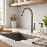 Robinet de cuisine purificateur d'eau 3 en 1 ZOGII homologué CE en acier inoxydable. Robinet d'eau filtrée pour le marché européen et américain, vente en gros