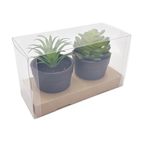 Boîte d'emballage en plastique PET transparente personnalisée, boîte cadeau pliable transparente