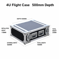 GEHUA 2U/4U/6U/8U/10U/ Flight case professionnel en aluminium pour microphone, mixeur, amplificateur2