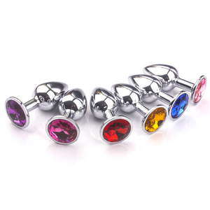 Petit <span class=keywords><strong>Plug</strong></span> Anal unisexe en métal pour adulte, jouets sexuels, bijoux en cristal de diamant, toucher lisse, <span class=keywords><strong>Plug</strong></span> Anal féminin - Product Image 4