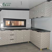 Casa Prefabbricata di Lusso 20/40ft, Casa Modulare Espandibile, Cabina Portatile con Cucina, Casa con Pannelli Sandwich