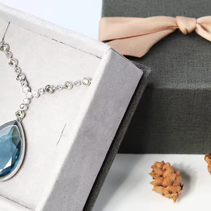 Usine Directe Vide Bijoux Boucles D'oreilles Bracelet Boîte D'emballage Avec Bowknot - Product Image 6