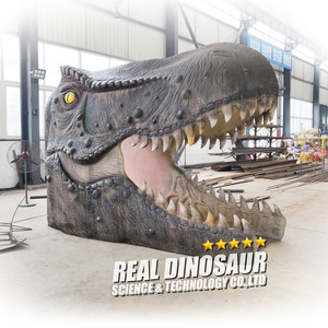 Escultura <span class=keywords><strong>de</strong></span> <span class=keywords><strong>Cabeza</strong></span> <span class=keywords><strong>de</strong></span> <span class=keywords><strong>Dinosaurio</strong></span> <span class=keywords><strong>de</strong></span> Fibra <span class=keywords><strong>de</strong></span> Vidrio para Decoración <span class=keywords><strong>de</strong></span> Paredes <span class=keywords><strong>de</strong></span> Parques Temáticos - Product Image 2
