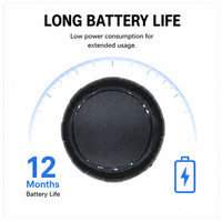 Traceurs d'objets intelligents Bluetooth Air Tracker compatibles avec l'application limiteur de vitesse GPS (iOS et Android uniquement) – Localisateur de clés, bagages et sacs