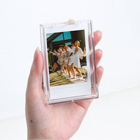 Cadre Photo de 3 pouces, cadre Photo de Table Vertical universel transparent compatible avec Fujifilm instax mini film photo