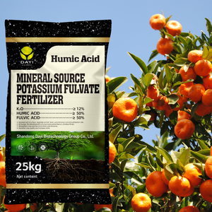 Bio-stimulant minéral en flocons, fulvate de potassium, <span class=keywords><strong>engrais</strong></span> stimulant la capacité antioxydante pour les aubergines, les courgettes, les gombo et les asperges - Product Image 2