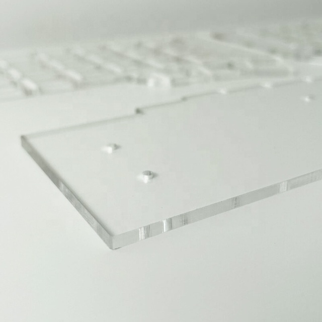 Custom Laser Cutting Acrylic Keyboard Switches Frame Service Custom Clear Acrylic Case Kit With Fabric Middle Plates