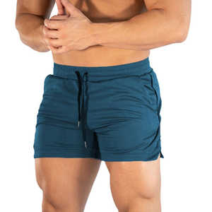 กางเกงขาสั้นผ้าโพลีเอสเตอร์สำหรับผู้ชายกางเกงขาสั้นตาข่ายสำหรับออกกำลังกายเล่นฟิตเนสวิ่งออกกำลังกายในยิมสำหรับผู้ชาย - Product Image 3