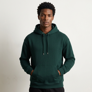 Sudadera con Capucha de Invierno para Hombre, de Lujo, de Algodón y Forro Polar, Estilo Urbano, con Cremallera, Tacto Suave, Estampado Premium, Teñido Liso, Fabricante OEM, Venta al por Mayor - Product Image 1