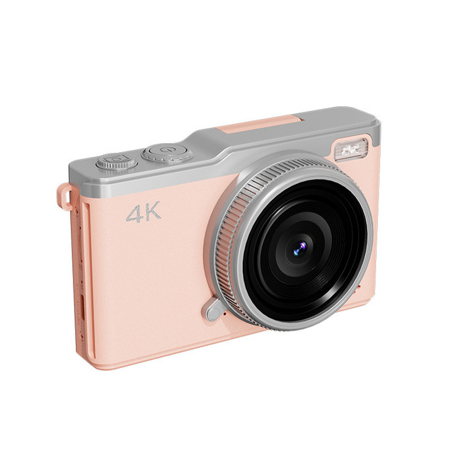 High-Definition 6400W Mirrorless CMOS Digital Camera 4K Video 10x-20x Optical Zoom MicroSD for Students Home Photography Selfies