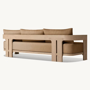 Nhà hiện đại và ngoài trời bền thời tiết kháng đồ nội thất gỗ tếch <span class=keywords><strong>sofa</strong></span> <span class=keywords><strong>Set</strong></span> cho khách sạn Công viên biệt thự và khu vườn - Product Image 5