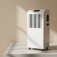 Nouveau déshumidificateur industriel électrique OEM 138L avec compresseur Hitachi 1680W, déshumidification automatique, économe en énergie