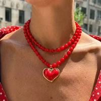 Collier multi-couches en acier inoxydable pour femme Ginee, avec diamants, fermoir OT de haute qualité, perles de cristal, style vintage, pour soirée, tendance, 14K