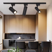 Éclairage Commercial Réglable Led Track Light Spot Light pour Boutique Armoire Fenêtre Hôtel Restaurant Hall D'exposition Super Marché