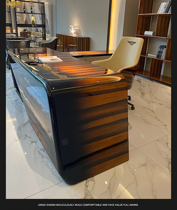 <span class=keywords><strong>2025</strong></span> Thiết Kế Mới Sang Trọng Ý Phong Cách Gỗ Rắn Với Gỗ Tự Nhiên Veneer Văn Phòng Bàn Biệt Thự Văn Phòng Bảng - Product Image 3