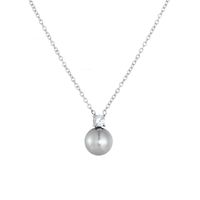 Collier pendentif perle simple et tendance, collier de perles polyvalent et à la mode, vente en gros