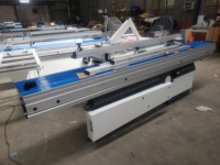 Scie à panneaux inclinable à 45 degrés de haute qualité avec grande housse anti-poussière, machine de découpe du bois électrique entièrement automatique, moteur 5,5 kW, horizontale