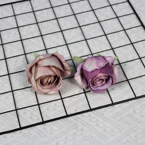 Tête de fleur artificielle Rose Princesse pour mariage, accessoires de photographie extérieure, arrangement floral pour lieux événementiels, décoration douce, mur de fleurs - Product Image 2