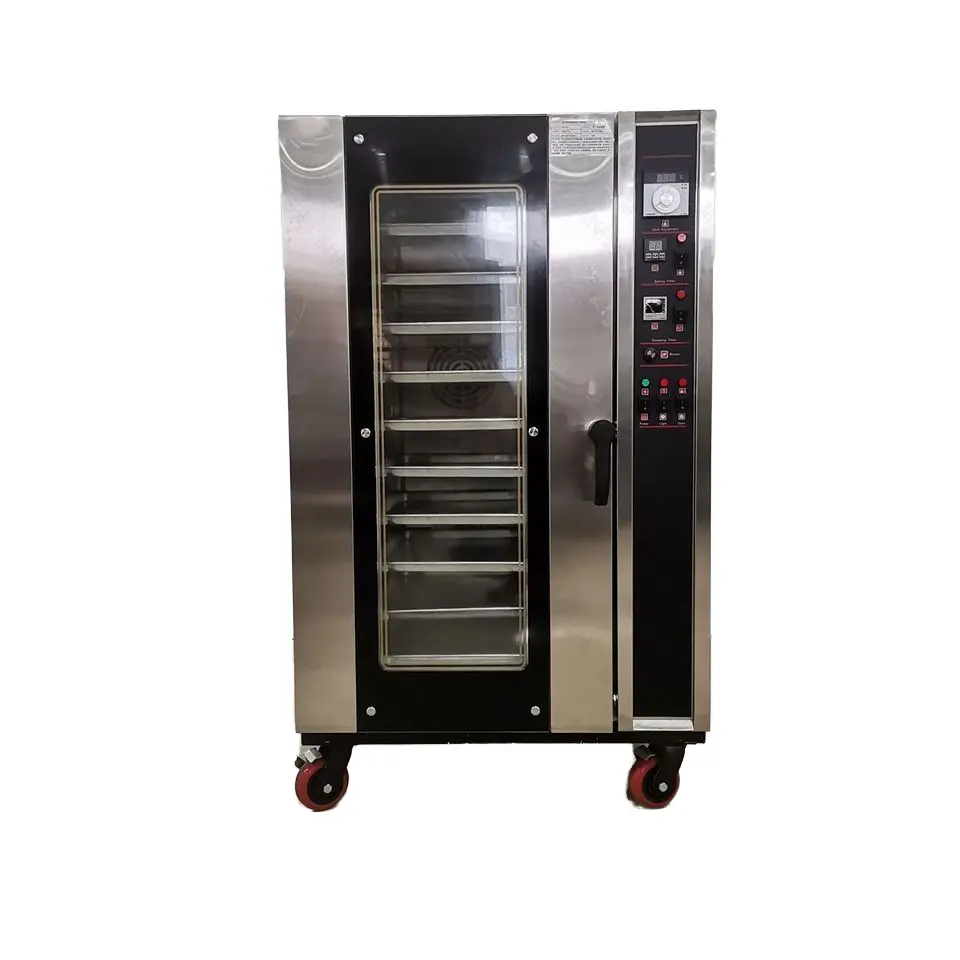 Hot Sale 10-Tray Commercial Pizza/Bread/Cake Hot Air Circulation Oven Heating Type Bakery Shop Electric All-powerful Oven