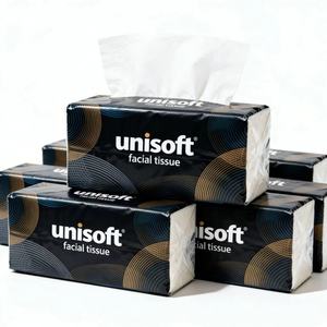 Mouchoirs en papier pour le visage en pâte de bois vierge à 100 %, personnalisables avec logo OEM, 3 plis, emballage de qualité alimentaire, options 2-4 plis, mouchoirs en papier doux pour le visage - Product Image 3