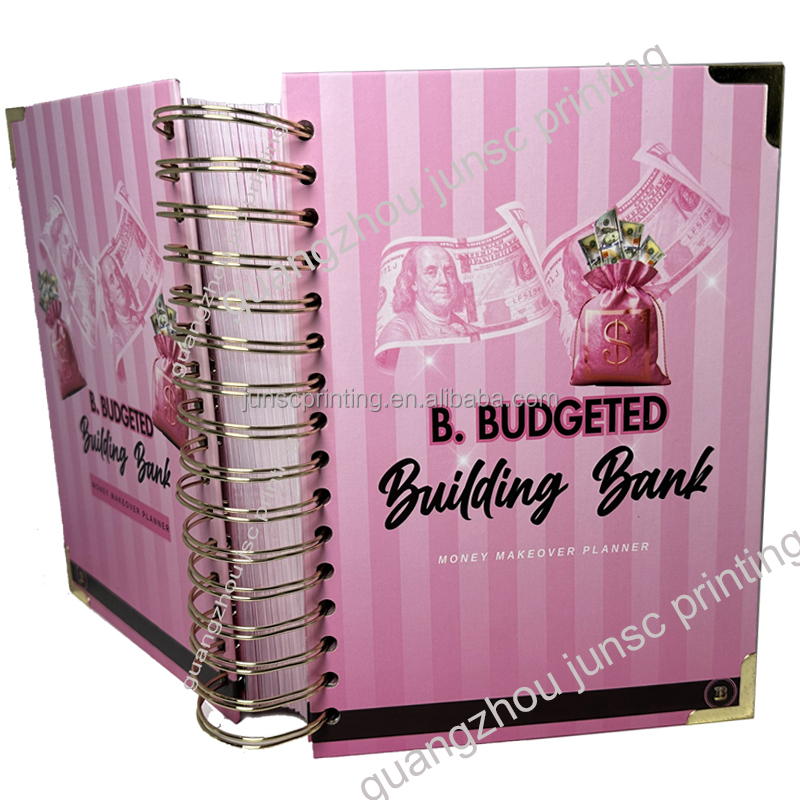 customised cheap price spiral campus A5 notebooks classeur budget ournals custom goal planner printing book