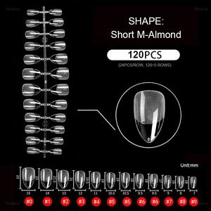 Nuova tecnologia 240 pz/scatola finte bara unghie Ballerina lunghe unghie chiare Art punte forma piatta copertura completa Manicure - Product Image 3