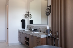 Meuble-lavabo sur mesure Vermonhouzz avec lavabo intégré et construction en bois <span class=keywords><strong>de</strong></span> qualité supérieure pour <span class=keywords><strong>salle</strong></span> <span class=keywords><strong>de</strong></span> <span class=keywords><strong>bain</strong></span> d'appartement <span class=keywords><strong>de</strong></span> luxe - Product Image 2