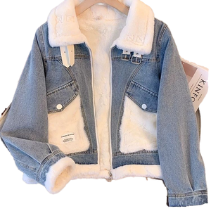 เสื้อโค้ทยีนส์ลำลองสำหรับผู้หญิง2025ฤดูหนาวทรงหลวมกันน้ำกันลมระบายอากาศได้ดีแห้งเร็วโพลีเอสเตอร์ดีไซน์ใหม่ - Product Image 4