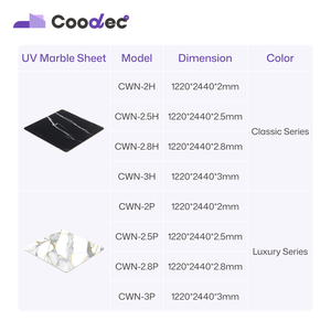 1220*2440 UV PVC tấm đá cẩm thạch thay thế tấm PVC UV tấm đá cẩm thạch trong nhà trang trí nội thất tấm chống thấm nước - Product Image 6