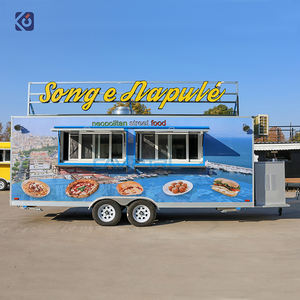 Remorque alimentaire mobile CAMPTRL, remorque de restauration entièrement équipée, chariots mobiles de crème glacée, de café, de pizza, de tacos, camion de nourriture, boutique - Product Image 3