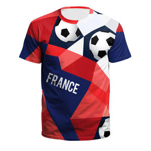Polo en polyester personnalisé unisexe <span class=keywords><strong>de</strong></span> luxe avec drapeau national, vente en gros, promotionnel, très demandé en <span class=keywords><strong>France</strong></span> - Product Image 4