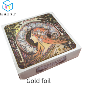 Customizable Square Jewelry Paper <strong>Box</strong> with Hot Stamped Logo &amp; <strong>Foam</strong> Insert | Luxury Packaging for Rings, Necklaces &amp; Gifting - Product Image 3