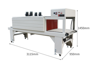 Điện hoàn toàn tự động PE phim bên dòng chảy tay áo thu nhỏ bọc máy đóng gói cho đồ uống lon hộp chai - Product Image 4