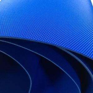 Bande transporteuse plate en PVC UNI, largeur 30 mm, épaisseur 5 mm, couleur bleue, pour l'industrie alimentaire - Product Image 4
