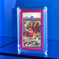 Étui de rangement SYP pour cartes One Piece, support magnétique en acrylique PS-A pour cartes de sport, protection UV pour cartes gradées TCG