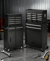 Carrito de Herramientas Multifuncional de Acero con Cerradura, Capacidad de Carga de 200 kg, Diseño Moderno para Talleres, Garajes, Almacenes - OEM/ODM Disponible