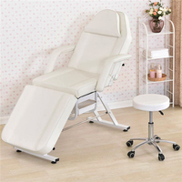 Table de massage de traite portable moderne, lit de massage pliable pour salon de beauté noir, prix d'usine en gros