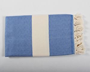 Toalla turca con patrón de diamantes, baño, playa, Fouta, Peshtemal, alta calidad, el mejor precio - Product Image 4