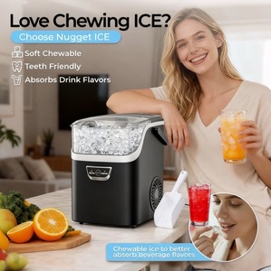 Sang trọng nhỏ ngay lập tức xách tay điện thép không gỉ vuông <span class=keywords><strong>Ice</strong></span> máy làm nước đóng chai nước 1.1kg công suất cho thức ăn nhanh - Product Image 6