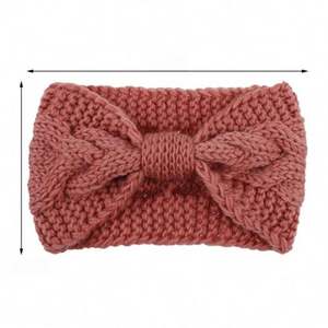 Factory High Quality Winter Women <strong>Headband</strong> Solid Color Warm Cross Knot Elastic Knitted <strong>Headbands</strong> - Product Image 1