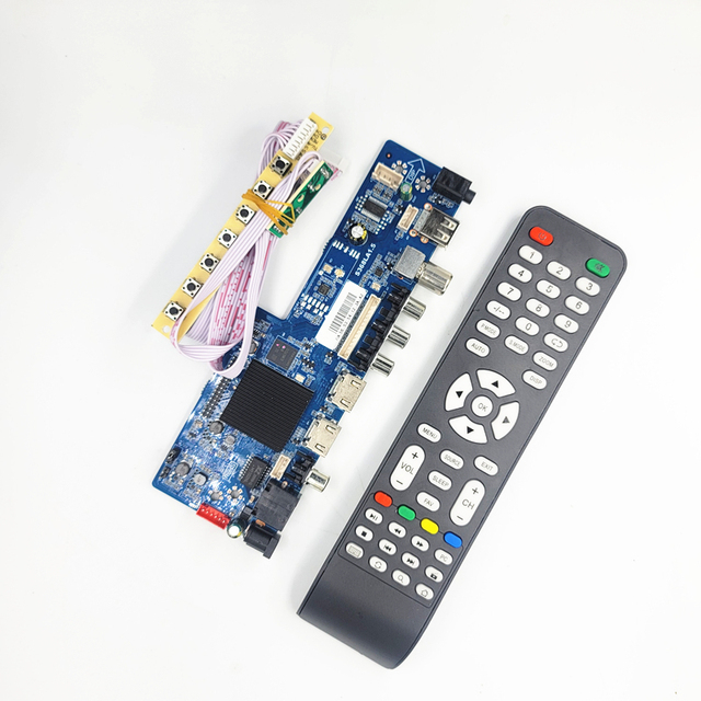 Custom Pcba New Android smart TV motherboard S368LA1.5 Android 9.0 Sys 4 Core 512+4G 1G+8G