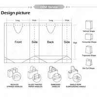 Sac Papier personnalisable prix de gros sacs de vente en carton personnalisés sacs cadeau en papier personnalisés pour les entreprises