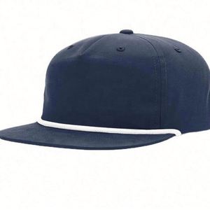 Gorras Richardson 256 en relieve al por mayor, gorra lisa con cuerda y cierre snapback, corona alta, cinco paneles, tela suave unisex común para deportes de invierno - Product Image 1