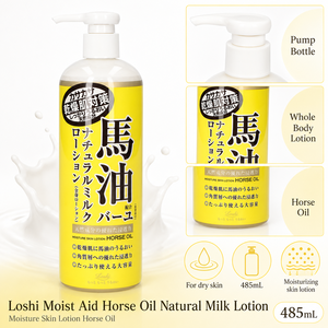 Loción Nutritiva e Hidratante con Aceite de Caballo Loshi para Todo Tipo de Piel, Uso Diario, Cuidado Corporal, 485 ml, Femenina - Product Image 2