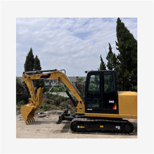 Excavatrice Caterpillar 306E d'occasion, 7 tonnes, mini-pelleuse robuste pour travaux de construction, modèle 2020, godet de 0,25 m, moteur 56 CV, 500-2500. - Product Image 5
