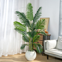 Plantes artificielles, arbre en plastique en pot, arbre décoratif, plantes vertes simulées réalistes, verdure pour l'intérieur, l'extérieur, le salon