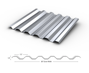 ASTM 7.2 "Box Rib Exposed Fastened Panels Toiture Metal Sheet to Make Side Wall Panel Panneau ondulé SYSTÈME DE <span class=keywords><strong>FIXATION</strong></span> EXPOSÉ - Product Image 2