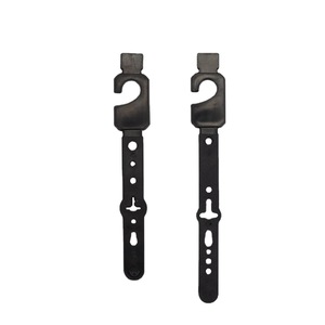 Bán Hot Nhỏ Móc Áo Nhựa 141Mm * 46Mm 149*20Mm 127Mm Móc Màu Đen Cho Vành Đai Hiển Thị Người Giữ Quần Áo Với Hộp Túi Đóng Gói - Product Image 5