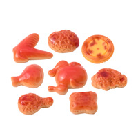 Ensemble de seaux miniatures en résine peints, accessoires alimentaires simulés, pour maison de poupée, jeu d'imitation, bricolage, décoration artisanale